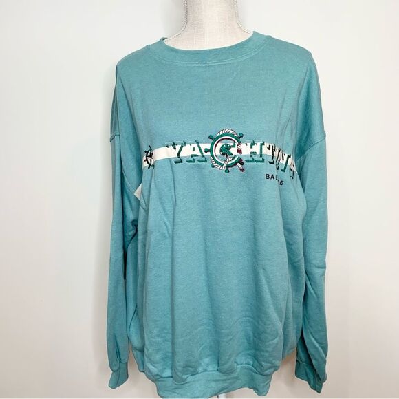 Vintage Embroidered Baltimore Yachting Nautical Theme Crewneck Sweatshirt XL - Picture 1 of 11
